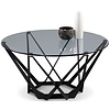 Mia Salontafel Tweedekans Glas Ø80 cm Mia Salontafel Tweedekans Glas Ø80 cm