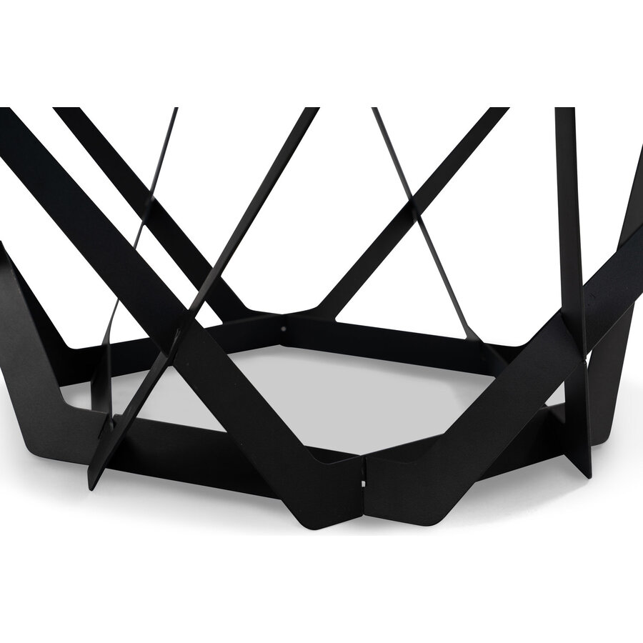 Mia Salontafel Tweedekans Glas Ø80 cm