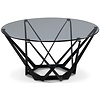 Mia Salontafel Tweedekans Glas Ø80 cm Mia Salontafel Tweedekans Glas Ø80 cm