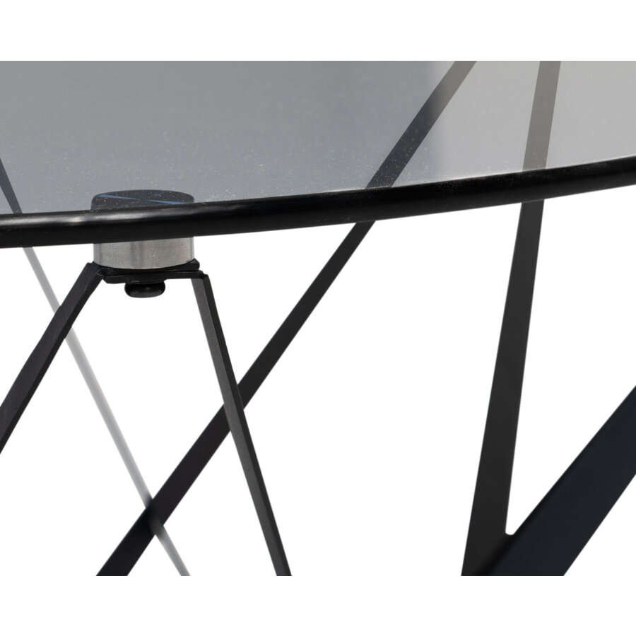 Mia Salontafel Tweedekans Glas Ø80 cm Mia Salontafel Tweedekans Glas Ø80 cm