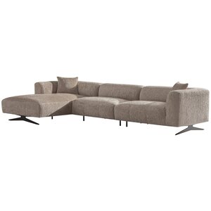 Richmond Interiors Hoxton Lovely Beige 3-zits Hoekbank Links