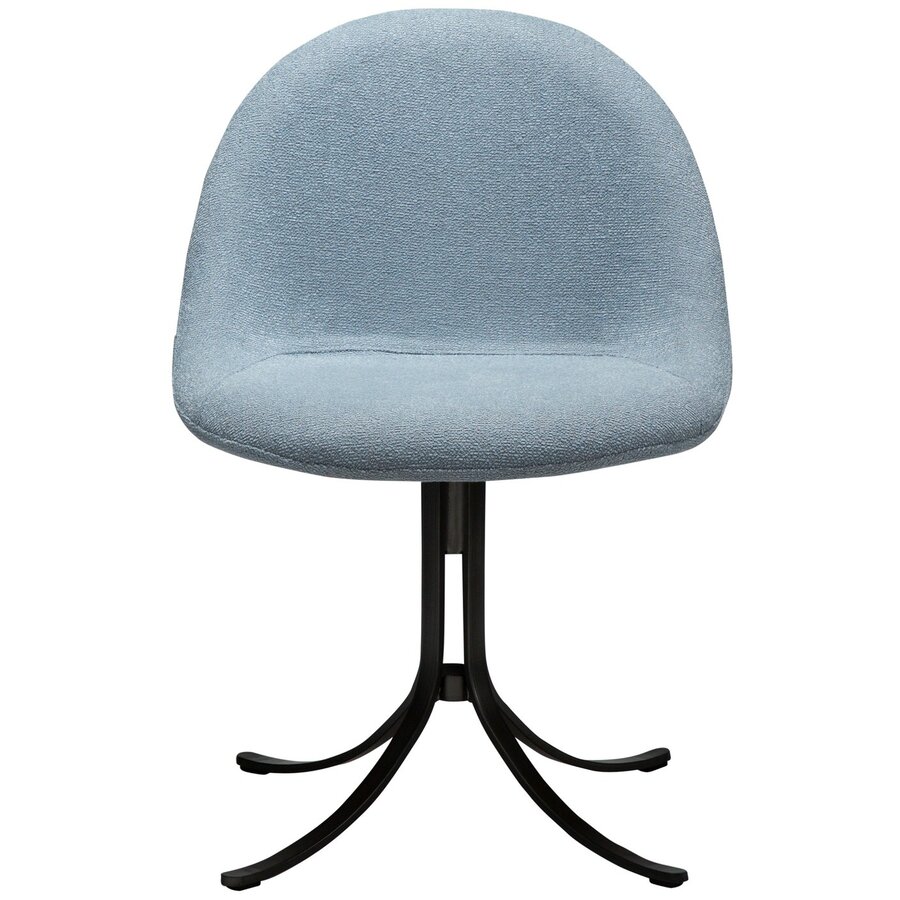 Dolo Mistblauw Bouclé Draaistoel