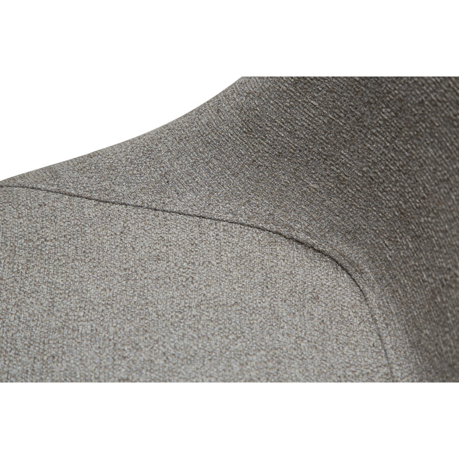 Dolo Aardebruin Bouclé Draaistoel Dolo Aardebruin Bouclé Draaistoel