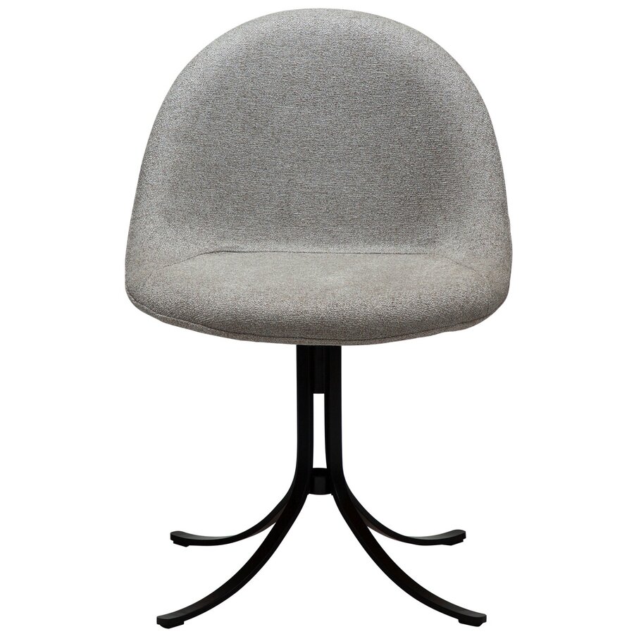 Dolo Aardebruin Bouclé Draaistoel Dolo Aardebruin Bouclé Draaistoel