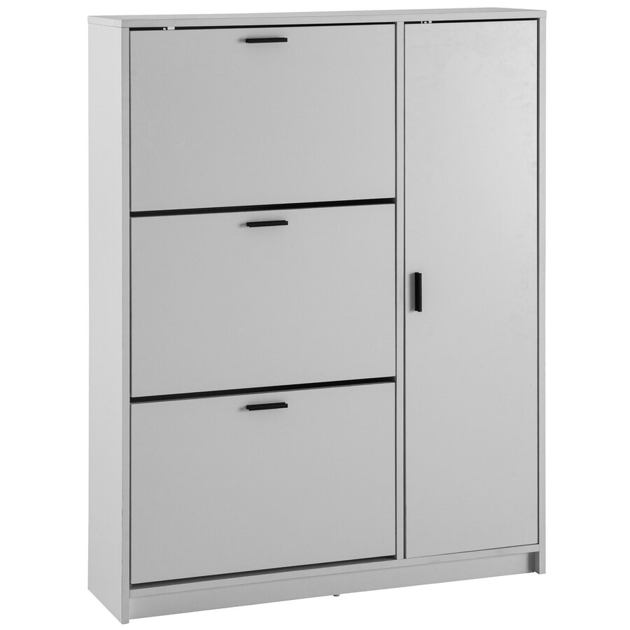 Mova 4-Deuren Schoenenkast Wit Mova 4-Deuren Schoenenkast Wit