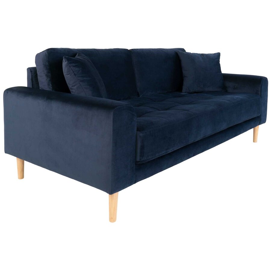 Lido Donkerblauw 2,5-Zits Bank Velvet Lido Donkerblauw 2,5-Zits Bank Velvet