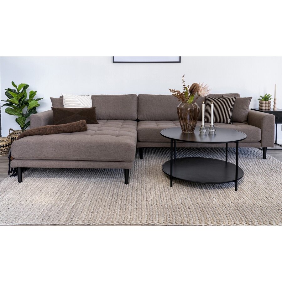 Lido Bruin 2,5-Zits Hoekbank Links Lido Bruin 2,5-Zits Hoekbank Links