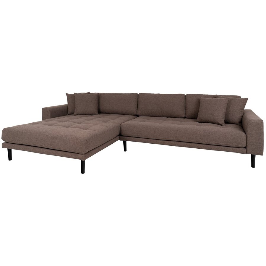 Lido Bruin 2,5-Zits Hoekbank Links Lido Bruin 2,5-Zits Hoekbank Links