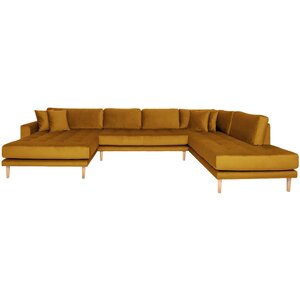 House Nordic Lido Mosterd U-Bank Velvet Links