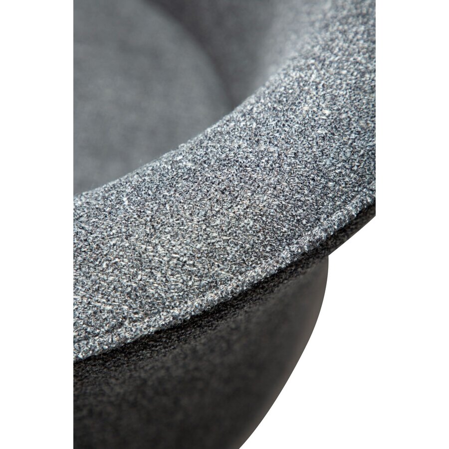 Bliss Grijs Bouclé Eetkamerstoel Bliss Grijs Bouclé Eetkamerstoel