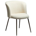 Dan Form Bliss Amandel Bouclé Eetkamerstoel