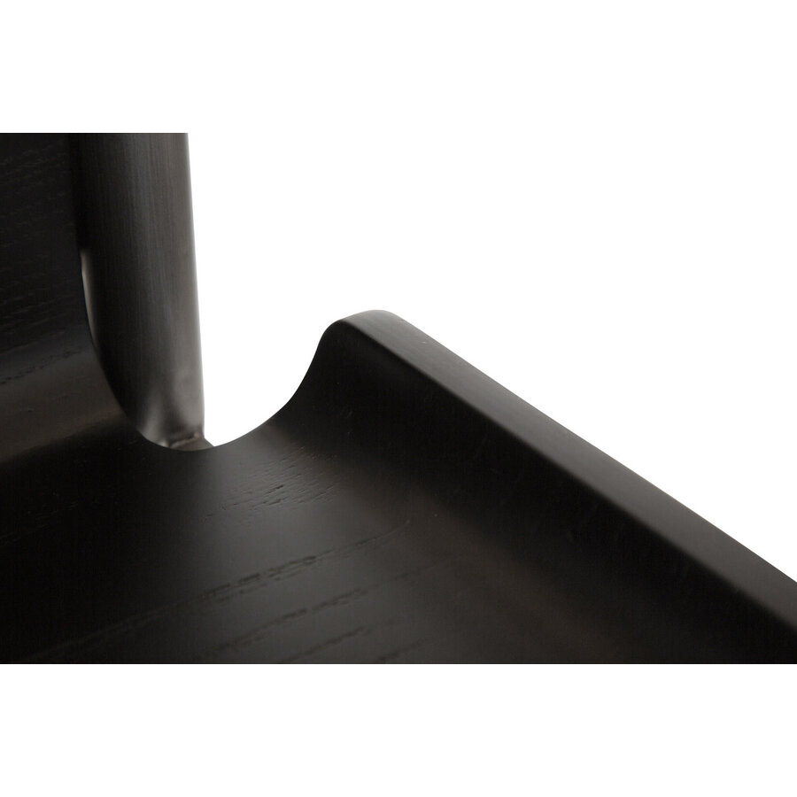 Friyay Zwart Essenhout Boekenkast met 6-Planken Friyay Zwart Essenhout Boekenkast met 6-Planken