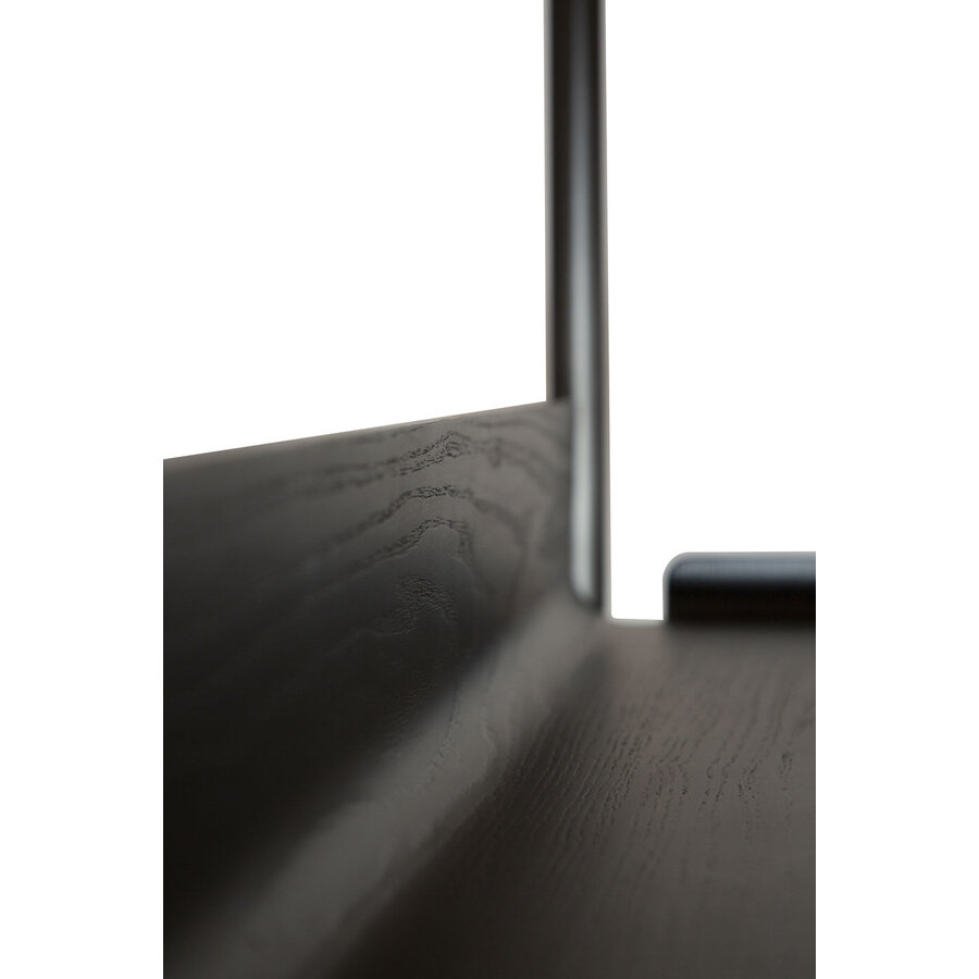 Friyay Zwart Essenhout Boekenkast met 6-Planken Friyay Zwart Essenhout Boekenkast met 6-Planken