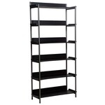 Dan Form Friyay Zwart Essenhout Boekenkast met 6-Planken Dan Form Friyay Zwart Essenhout Boekenkast met 6-Planken