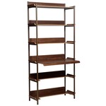 Dan Form Friyay Walnoot Boekenkast met Bureaublad Dan Form Friyay Walnoot Boekenkast met Bureaublad