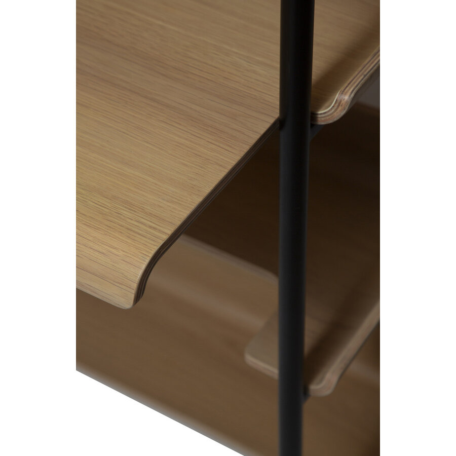 Friyay Blank Eiken Boekenkast met Bureaublad Friyay Blank Eiken Boekenkast met Bureaublad