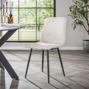 Davidi Design Rib Gebroken Wit Eetkamerstoel