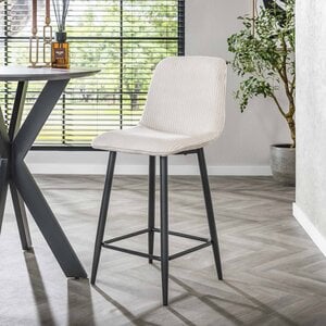Davidi Design Rib Gebroken Wit Barstoel