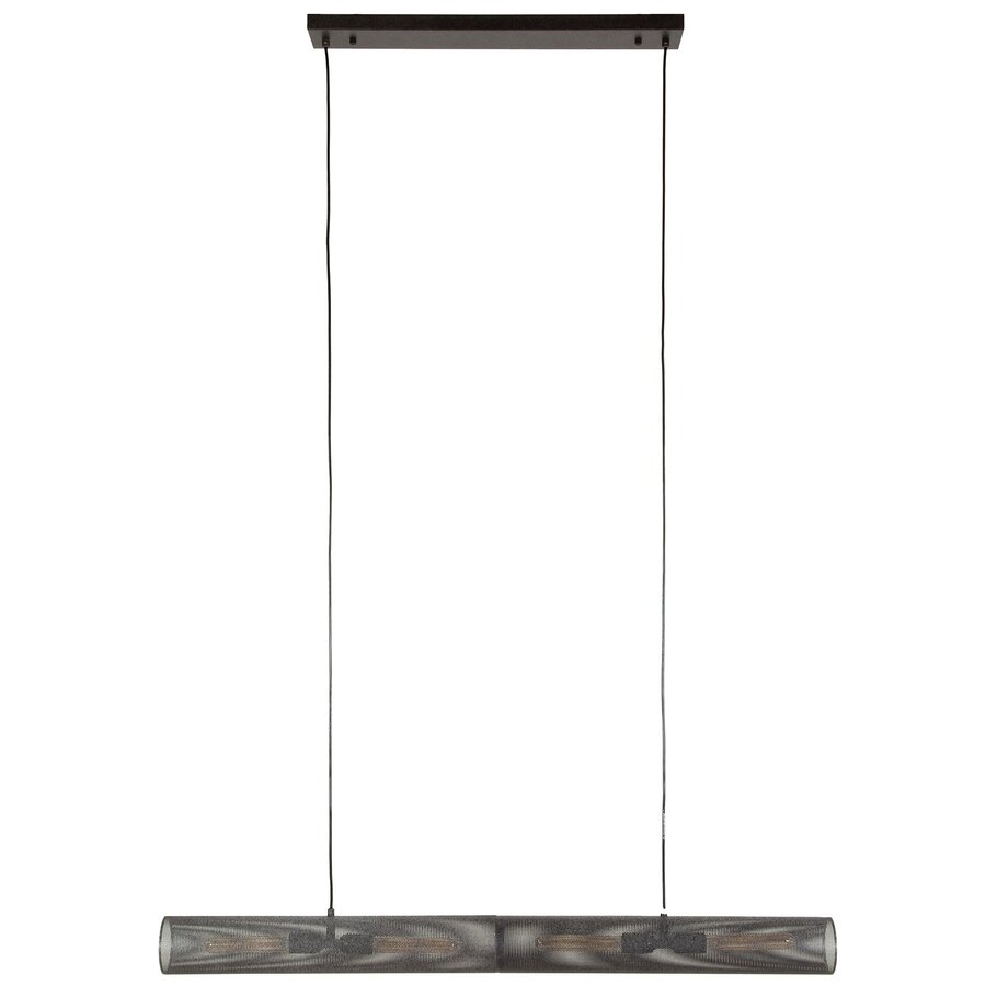 Tube Mesh Hanglamp Artic Zwart 120 cm Tube Mesh Hanglamp Artic Zwart 120 cm