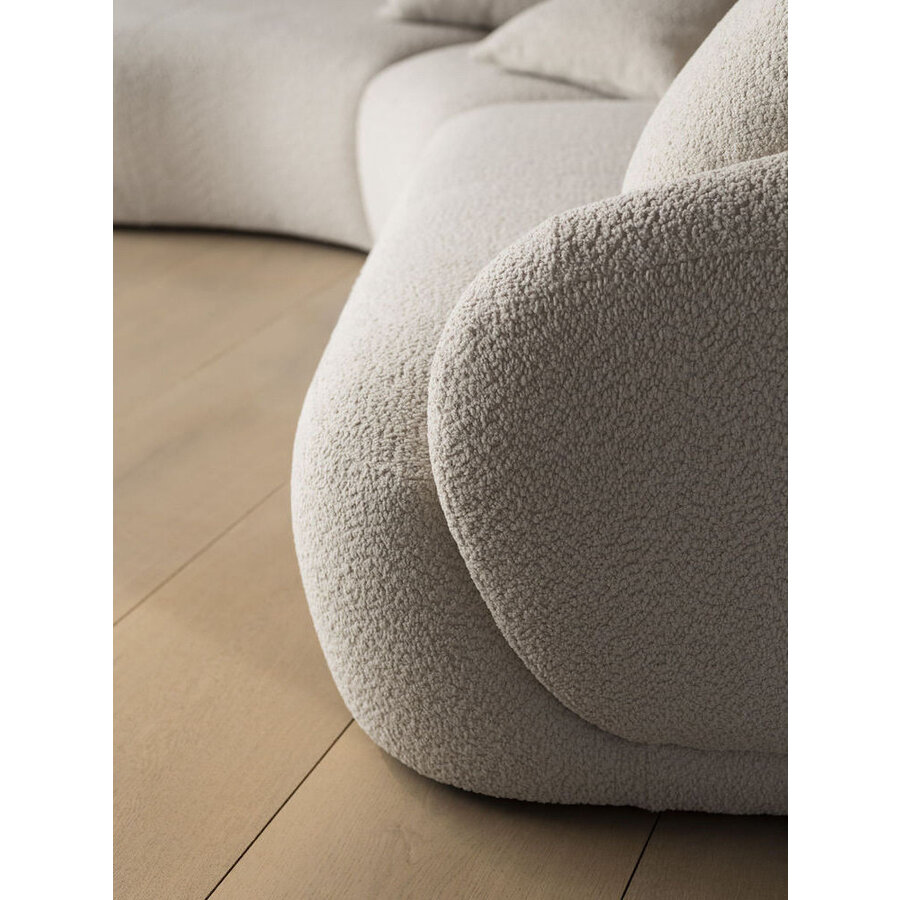 Torino Creme 2,5-Zits + Hoek + Chaise Lounge Links Torino Creme 2,5-Zits + Hoek + Chaise Lounge Links