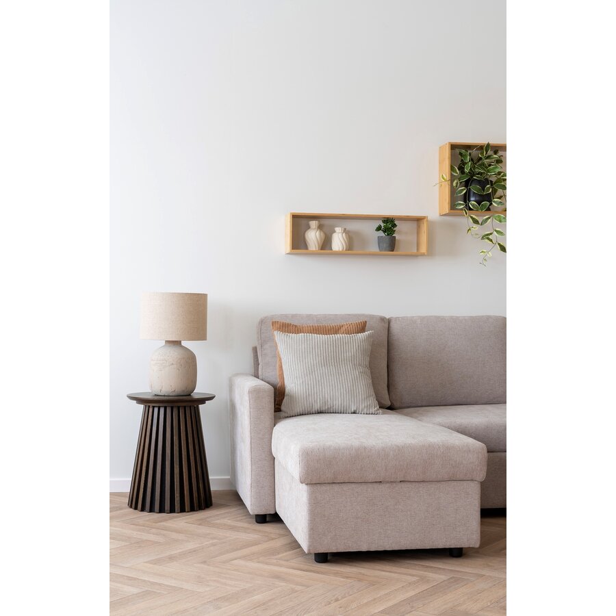 Belfast Zand 2-Zits + Chaise Lounge Slaapbank Belfast Zand 2-Zits + Chaise Lounge Slaapbank