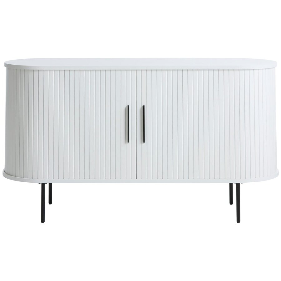 Nola 140 cm Dressoir Wit Eiken Nola 140 cm Dressoir Wit Eiken