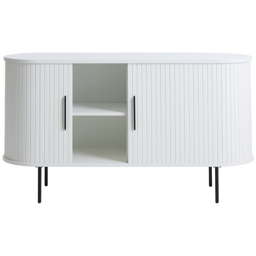 Nola 140 cm Dressoir Wit Eiken Nola 140 cm Dressoir Wit Eiken