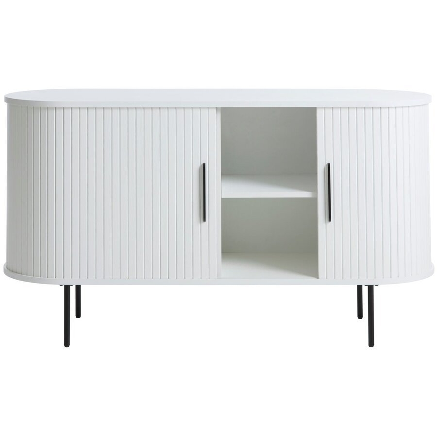 Nola 120 cm Dressoir Wit Eiken Nola 120 cm Dressoir Wit Eiken