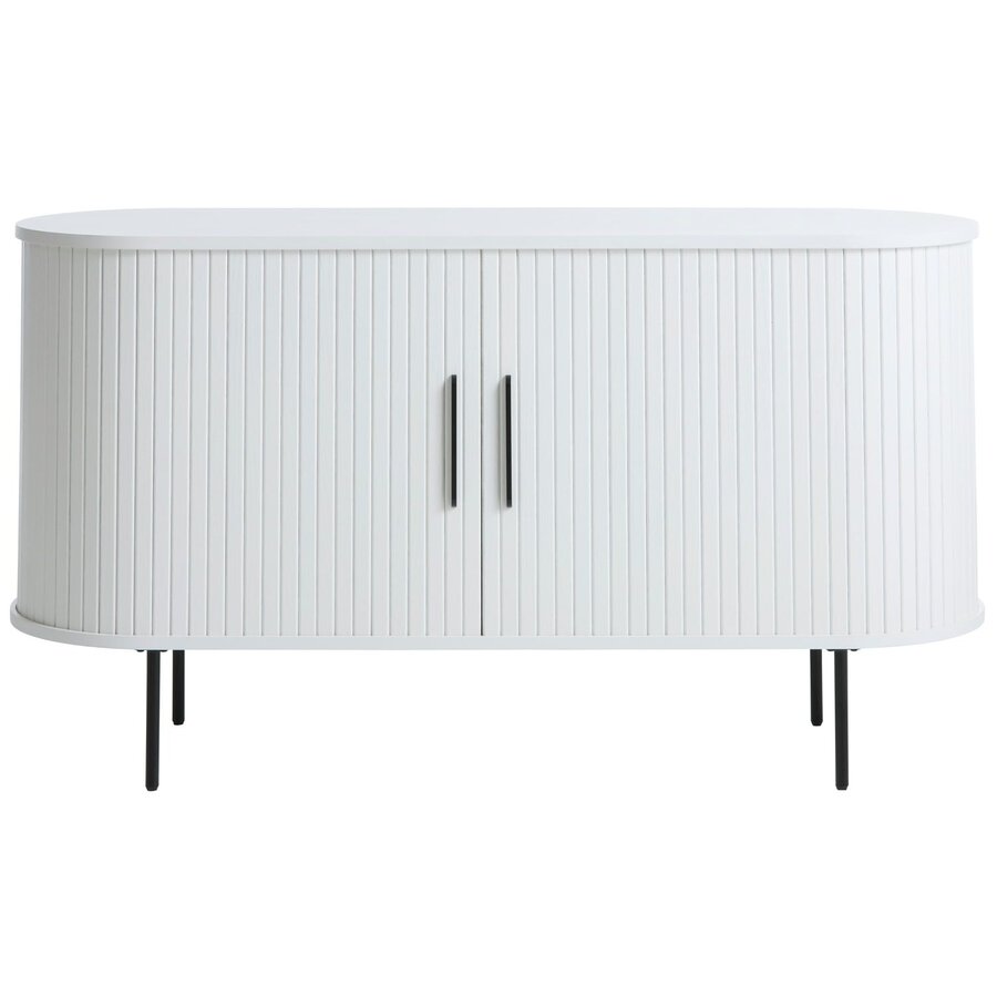 Nola 120 cm Dressoir Wit Eiken Nola 120 cm Dressoir Wit Eiken