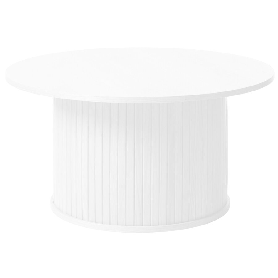 Nola Ronde Salontafel Wit Eiken Nola Ronde Salontafel Wit Eiken