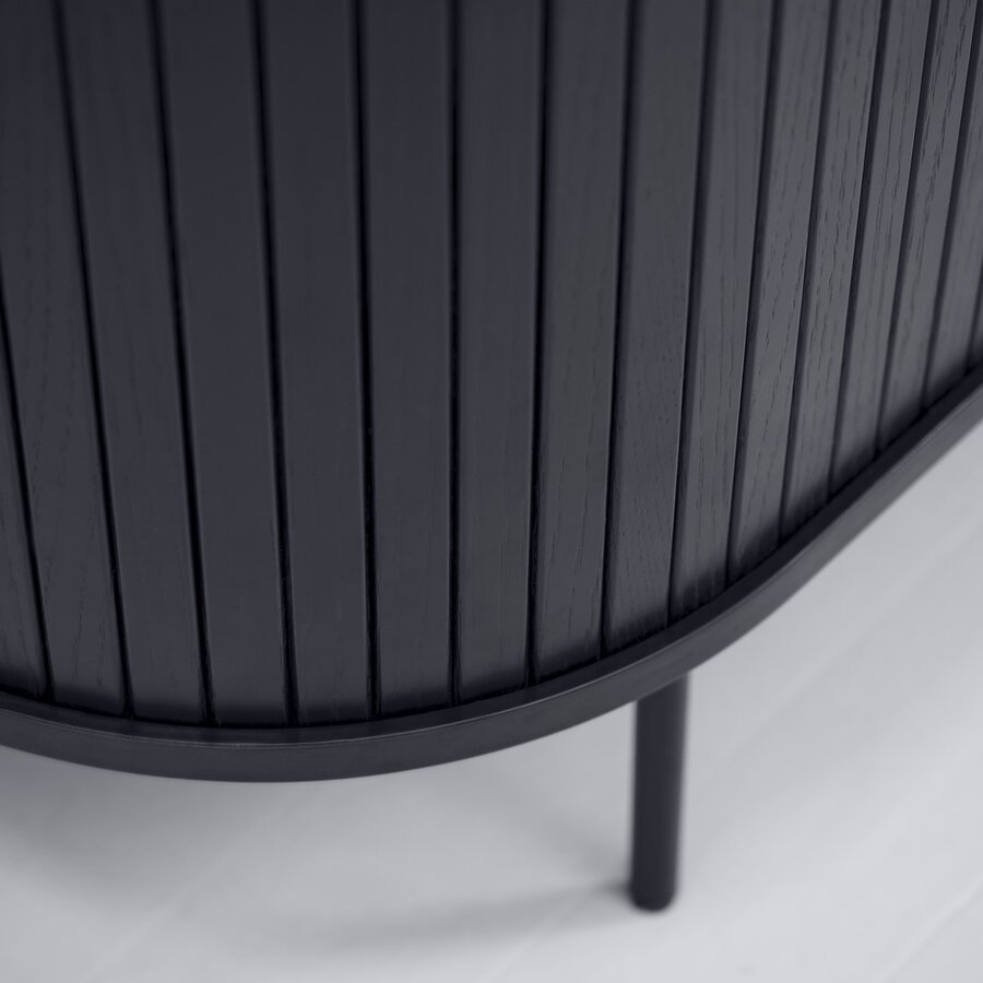 Nola 120 cm Dressoir Zwart Nola 120 cm Dressoir Zwart