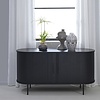 Nola 120 cm Dressoir Zwart
