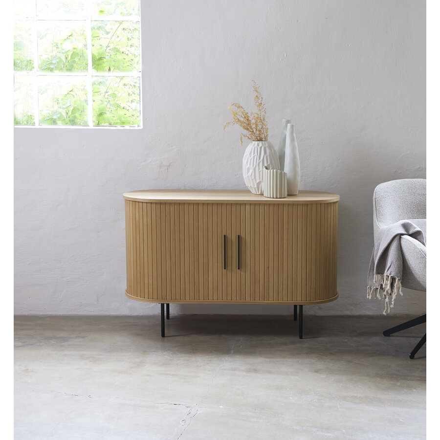 Nola 120 cm Dressoir Eiken Nola 120 cm Dressoir Eiken