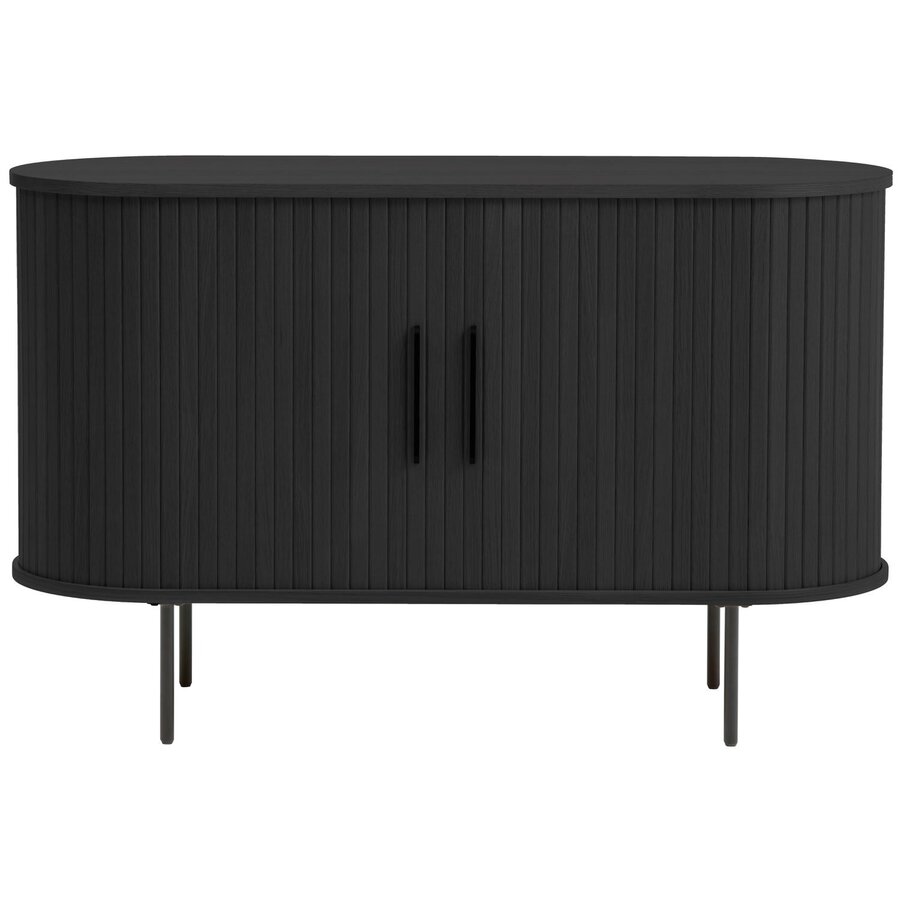 Nola 120 cm Dressoir Zwart Nola 120 cm Dressoir Zwart