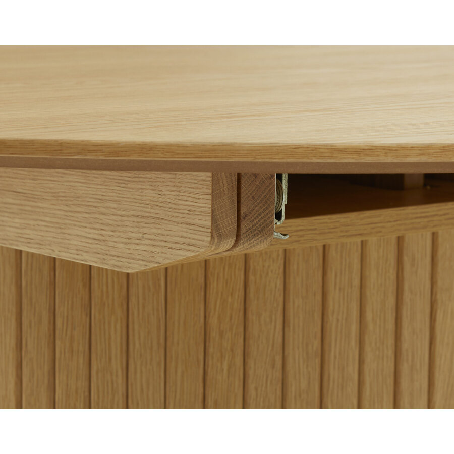 Nola Rond/Uitschuifbaar Eettafel Eiken