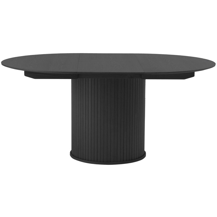 Nola Rond/Uitschuifbaar Eettafel Zwart