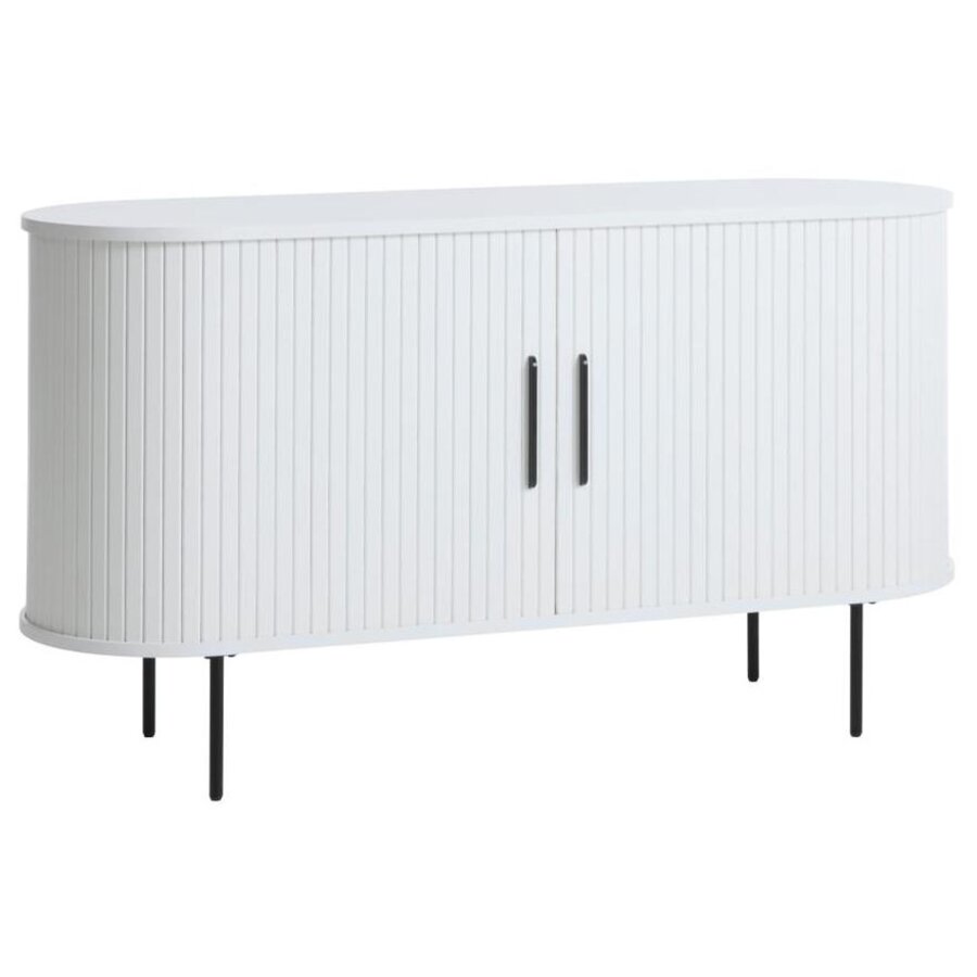 Nola 140 cm Dressoir Wit Eiken Nola 140 cm Dressoir Wit Eiken