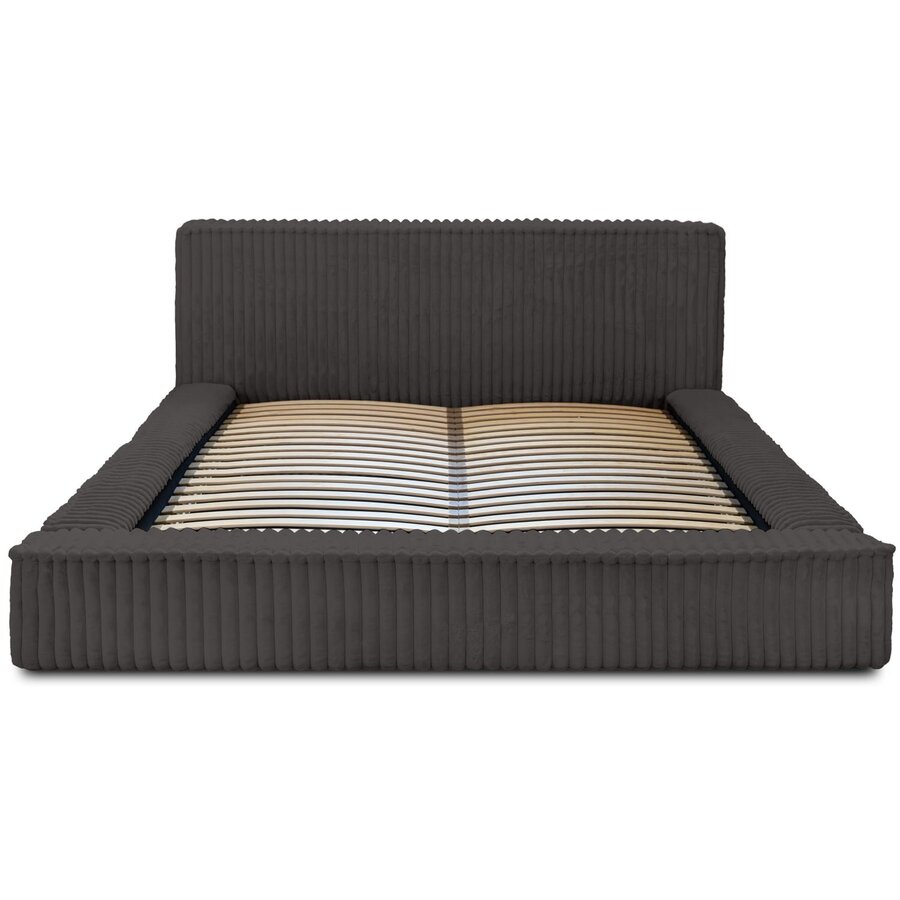Melody 180 x 200 cm Gestoffeerd Bed Donkergrijs Melody 180 x 200 cm Gestoffeerd Bed Donkergrijs