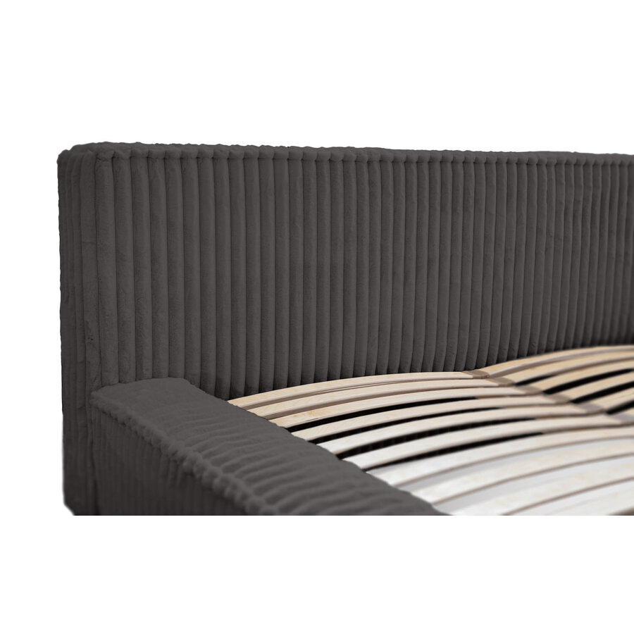 Melody 180 x 200 cm Gestoffeerd Bed Donkergrijs Melody 180 x 200 cm Gestoffeerd Bed Donkergrijs