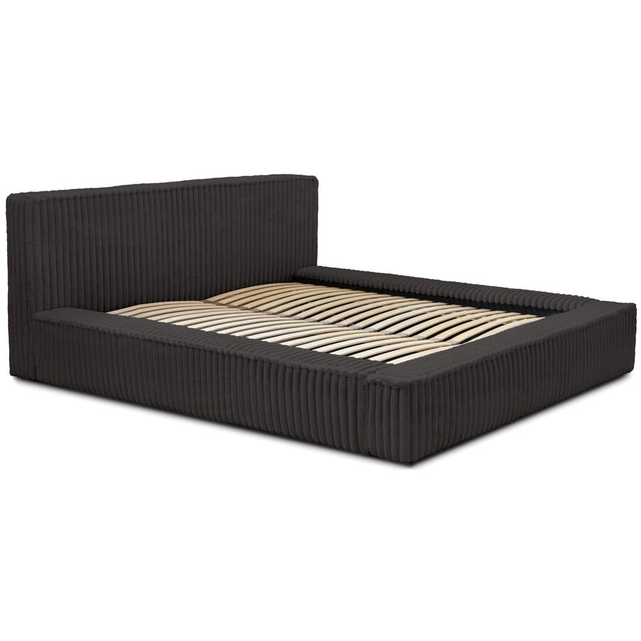 Melody 180 x 200 cm Gestoffeerd Bed Donkergrijs Melody 180 x 200 cm Gestoffeerd Bed Donkergrijs
