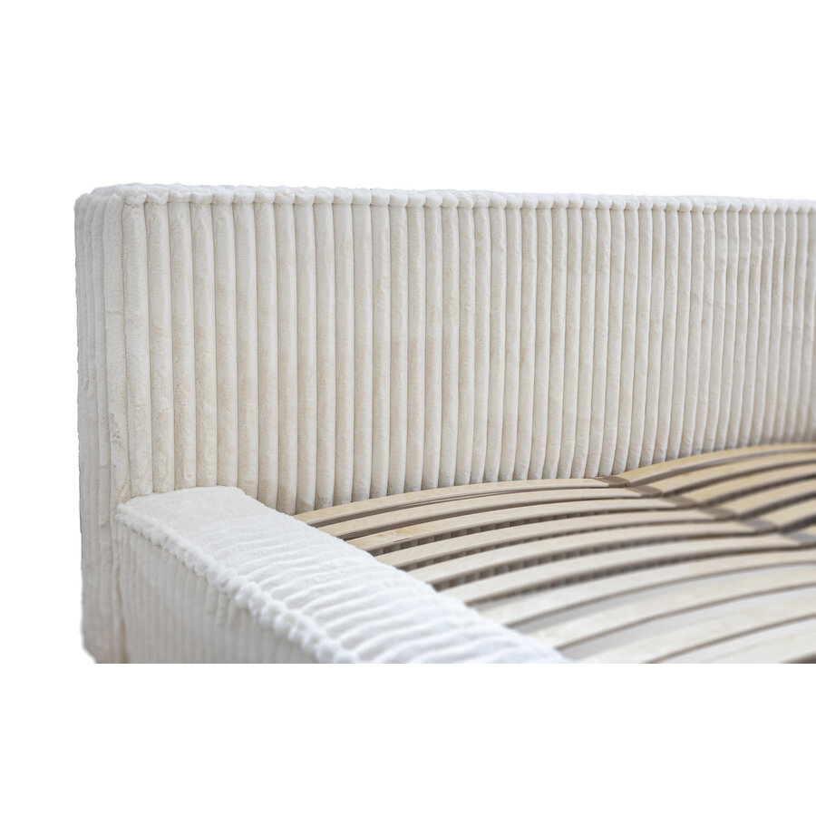 Melody 160 x 200 cm Gestoffeerd Bed Creme Melody 160 x 200 cm Gestoffeerd Bed Creme