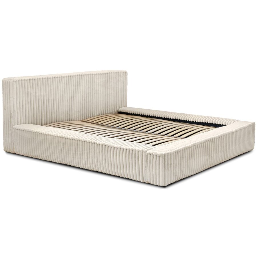 Melody 140 x 200 cm Gestoffeerd Bed Creme Melody 140 x 200 cm Gestoffeerd Bed Creme
