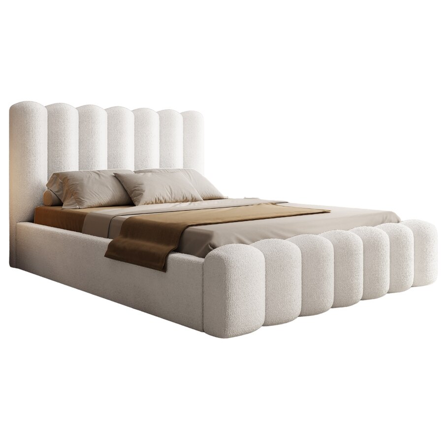 Amore 160 x 200 cm Gestoffeerd Bed Naturel Amore 160 x 200 cm Gestoffeerd Bed Naturel