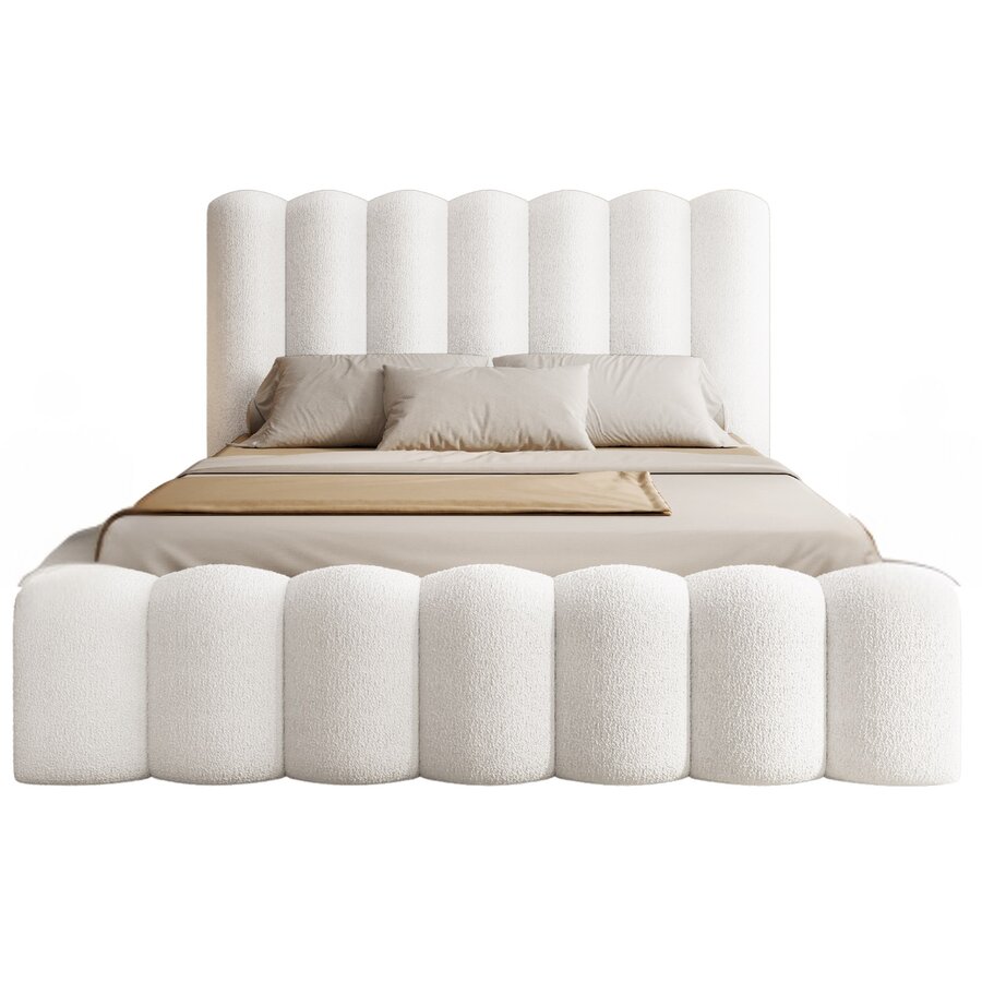 Amore 160 x 200 cm Gestoffeerd Bed Naturel Amore 160 x 200 cm Gestoffeerd Bed Naturel