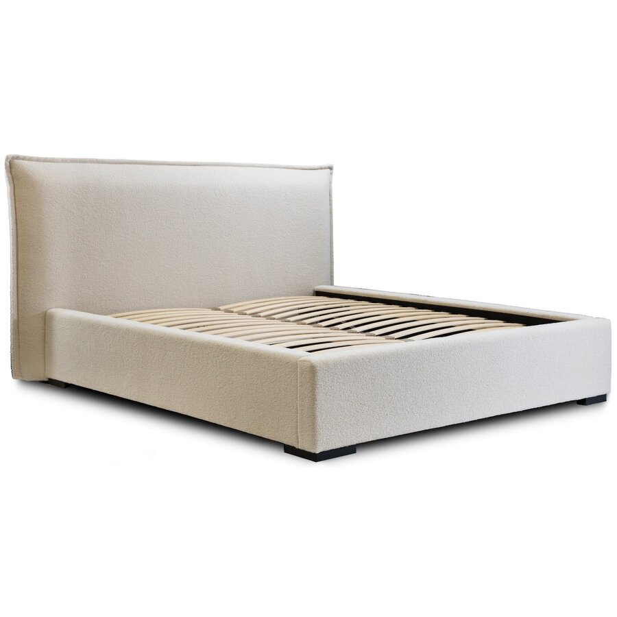 Nevada 160 x 200 cm Bed Beige Bouclé Nevada 160 x 200 cm Bed Beige Bouclé