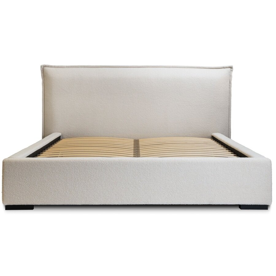 Nevada 160 x 200 cm Bed Beige Bouclé Nevada 160 x 200 cm Bed Beige Bouclé