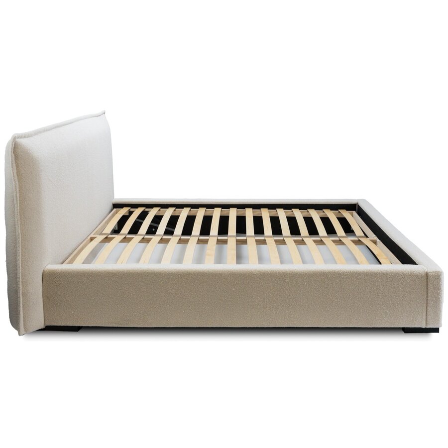 Nevada 180 x 200 cm Bed Beige Bouclé Nevada 180 x 200 cm Bed Beige Bouclé