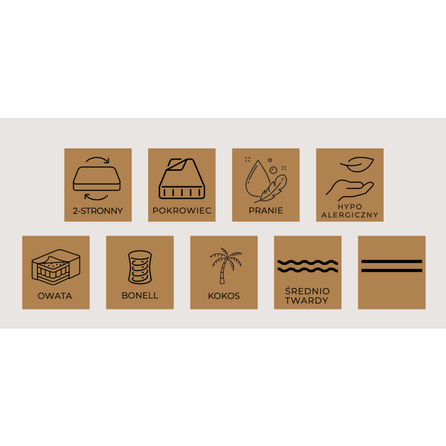 Preston 140x200 cm Dubbelzijdig Bonell Matras Preston 140x200 cm Dubbelzijdig Bonell Matras