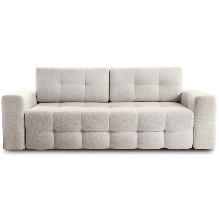 Lussi 3-Zits Slaapbank Beige Bouclé Lussi 3-Zits Slaapbank Beige Bouclé
