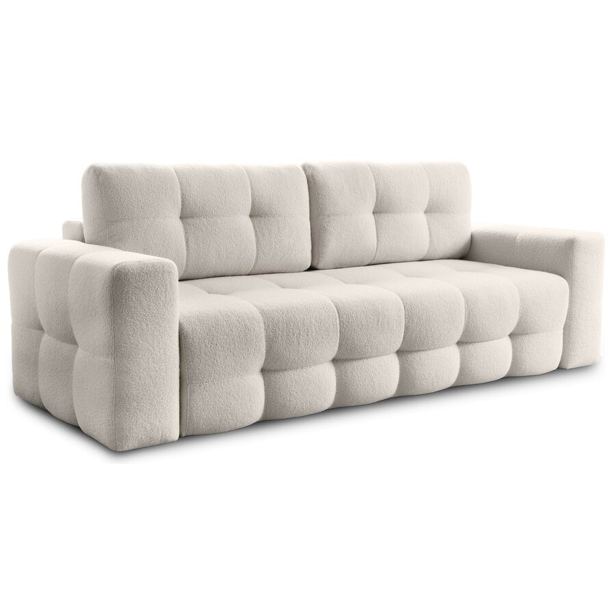 Lussi 3-Zits Slaapbank Beige Bouclé Lussi 3-Zits Slaapbank Beige Bouclé